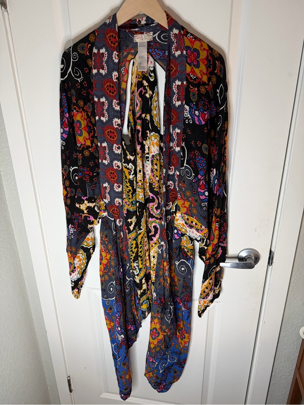 Free People Little Wing Mix Print Kimono